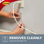 Command Outdoor Light Clips, Clear, Damage Free Decorating, 16 Clips and 20 Command Strips (17017CLR-AW)