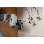 RIDGID Kwik-Spin+ ¼ in. x 25 ft. Drain Cleaning Snake Auger with Autofeed Trigger (57038)