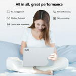 KUU 15.6" Laptop, Intel Celeron N5095, 16GB RAM, 512GB SSD, FHD, Backlit Keyboard, Silver