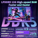 Rumtuk 16" Laptop, N95 CPU, 12GB RAM, 1TB NVMe SSD, 2K IPS, Win 11 Pro + Office 2019, Purple