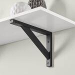 Everbilt 11.5 in. x 7.5 in. Black Wooden Bracket (27794PKLHD-2)