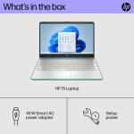 HP 15.6" FHD Laptop, i7-1165G7, 16GB RAM, 512GB SSD, Spruce Blue, Windows 11 Home