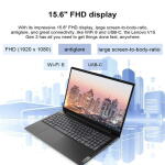 Lenovo V15 Gen 3 15.6" FHD Laptop, Core i5-1235U, 40GB RAM, 1TB SSD, Wi-Fi 6, Windows 11 Pro, Black