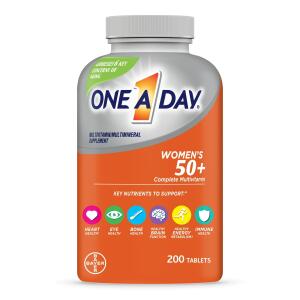 One A Day (200 Count ) Women's 50+ Multivitamin Tablets, Multivitamins for Women