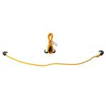 HDX6 in - 48 in x 9mm Bungee Cord with Adjustable Hook, 1 pk (JBS6-48ADJHKBG)