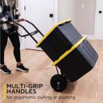 Gorilla 800 lbs. Capacity Steel Hand Truck with Multi-Grip Handle, Wideload Toe Plate, Super Duty Axle with Non-Slip Foot Lever (GHS-8)