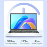 KUU 15.6" FHD Laptop, Intel Alder Lake N95, 16GB RAM, 512GB SSD, Backlit Keyboard, Windows 11 Pro