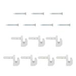 Everbilt Fixed Mount Drywall Back Wall Clips (7-Pack) (90193)