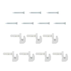 Everbilt Fixed Mount Drywall Back Wall Clips (7-Pack) (90193)