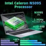 Rumtuk 17.3" FHD Laptop, Celeron N5095, 16GB RAM, 512GB SSD, Backlit KB, Fingerprint, Win 11 Pro