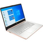 HP 14" Laptop (14-dq0004dx), Celeron N4020, 4GB RAM, 64GB eMMC, UHD 600, Win 10 S, Natural Silver/Pale Rose Gold