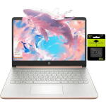 HP 14" Laptop N4120 16GB 320GB (64GB eMMC + 256GB SD) Win 11 S Webcam HDMI WiFi USB