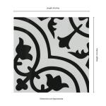 MSI Amantus 8 in. x 8 in. Matte Porcelain Encaustic Floor and Wall Tile (5.16 sq. ft. /Case) (NHDAMA8X8)