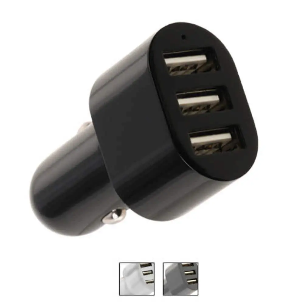 Tech and Go 4.4 Amp 3-Port Car Charger(141 0406 TG3)