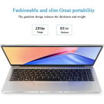 BULANUO 14.1" Student Laptop, Celeron N4000, 6GB RAM, 512GB SSD, Win 11, Office 2024, Wi-Fi 5, BT4.2