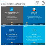 HP 14" Laptop, i5-1135G7, 8GB RAM, 256GB SSD, Natural Silver (14-dq2078wm)