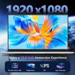 KUU 15.6" Laptop, Celeron, 8GB RAM, 256GB SSD, FHD IPS, Windows 11