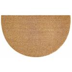 TrafficMaster Half Round plain 18 in x 30 in Coir and vinyl Door Mat (kera- 201223-21)