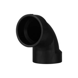 Charlotte Pipe 2 in. x 2 in. Acrylonitrile Butadiene Styrene (ABS) DWV 90-Degree Hub x Hub Elbow Fitting (ABS003000800HD)