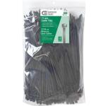 Commercial Electric 11 in. UV Resist Cable Tie, Black (500-Pack) ( XLS-11-75-0D)