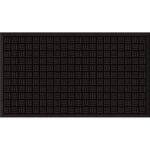 24 in. x 36 in. Black Recycled Rubber Commercial Door Mat (60-060-9501-20000300)