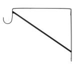 Everbilt Black Heavy Duty Shelf Bracket and Rod Support (19702)