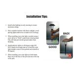 Hampton Bay 55 Lumen Black LED Weather Resistant Outdoor Solar Spot Light with Adjustable Head (72301-03)