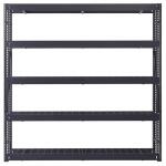 Husky 5-Tier Industrial Duty Steel Freestanding Garage Storage Shelving Unit in Black (90 in. W x 90 in. H x 24 in. D) (N2W902490W5B)
