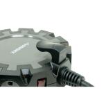 Husky 14/3 Heavy Duty 10-Outlet Plug Adapter Converter, Black (5192-23100006)