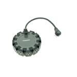 Husky 14/3 Heavy Duty 10-Outlet Plug Adapter Converter, Black (5192-23100006)