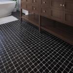 Jeffrey Court Fortune Black 11.625 in. x 11.625 in. Polished Black/White Squares Marble Mosaic Wall and Floor (0.938 Sq. Ft./Each) (13155)