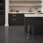 Jeffrey Court Midnight Hex Black 10.875 in. x 9.5 in. Honed Marble Wall and Floor Mosaic Tile (0.717 sq. ft./Each) (95878)