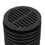 NDS 6 in. Plastic Round Drainage Grate in Black (40)
