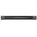 STZ 1/2 in. x 4 ft. Black Steel Schedule 40 Cut Pipe (306 12X48)