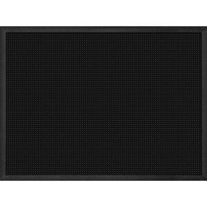 TrafficMaster Black 23.75 in. x 31.5 in. Rubber Door Mat (39372090002400032P)
