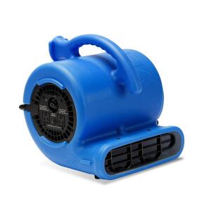B-Air 1/4 HP Air Mover Blower Fan for Water Damage Restoration Carpet Dryer Floor Home and Plumbing Use in Blue(BA-VP-25-BL)