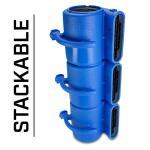 B-Air 1/4 HP Air Mover Blower Fan for Water Damage Restoration Carpet Dryer Floor Home and Plumbing Use in Blue(BA-VP-25-BL)