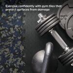 Norsk Blue Camo 25 in. x 25 in. x 0.55 in. Dual Sided Impact Foam Gym Tile (17.35 sq. ft.) (31203DDBC)