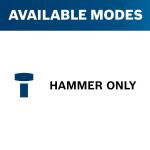 Bosch 15 Amp 1-1/8 in. Corded Variable Speed SDS-Max Power Inline Demolition Hammer for Concrete with Carrying Case (DH1020VC)