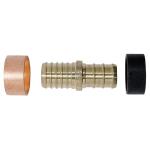 Apollo 1/2 in. Brass PEX-B Barb Polybutylene Coupling (APXBC1212)