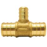 Apollo 3/4 in. x 3/4 in. x 1/2 in. Brass PEX-B Barb Reducing Tee (APXT343412)