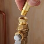 Everbilt 3/8 in. MIP x 1/4 in. FIP Brass Bushing Fitting (802319)