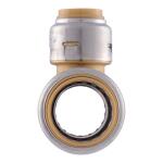 SharkBite Max 3/4 in. x 3/4 in. x 1/2 in. Push-to-Connect Brass Reducing Tee Fitting (UR412A)