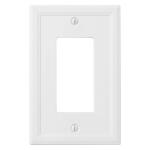 Hampton Bay 1 Gang - Bright White GFCI Decorator Wall Plate (1 Pack) - SWP1103-18