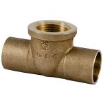 Everbilt 1/2 in. Forged Bronze Lead-Free Cup x Cup x FIP Tee Fitting (C712LFHD12)
