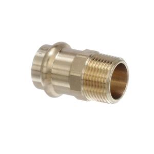 Viega ProPress 1 in. Press x 1 in. MPT Zero-Lead Bronze Adapter (77400)