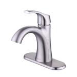 Glacier Bay Arnette Single Handle Single Hole Bathroom Faucet in Brushed Nickel (HD67095W-6404 )