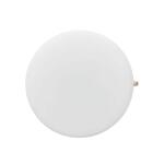 Hampton Bay Hanafin 9 in. Light Brushed Nickel Integrated LED Ceiling Flush Mount w/ Glass Shade and Pull Chain, Soft White (3000K) (CG3aA015CR1D30)