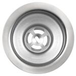 Glacier Bay 3/4 in. Standard Post Sink Strainer in Brushed Steel (7043-103BS)