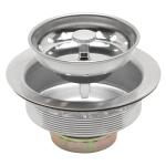 Glacier Bay 3/4 in. Standard Post Sink Strainer in Brushed Steel (7043-103BS)